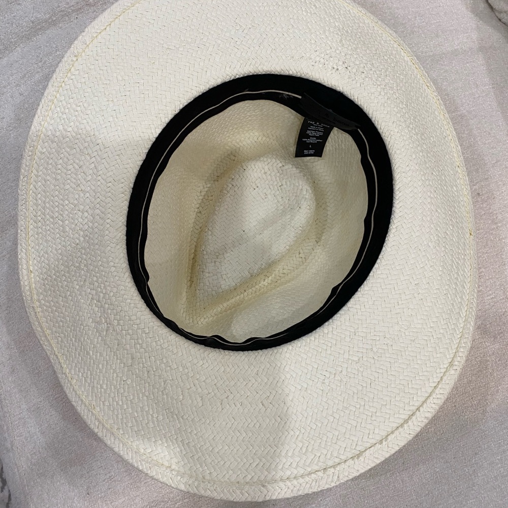 RAG & BONE NWOT LEXIE PACKABLE WIDE BRIM FEDORA IN IVORY - Picture 8 of 9